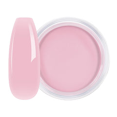 AILLSA nail dip powder sheer pink with crystal shine for at-home manicure.