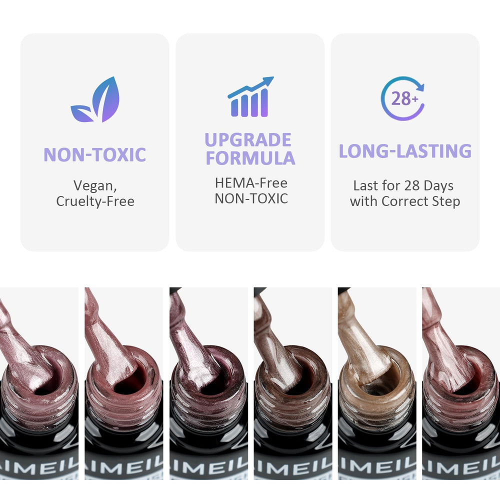 AIMEILI Cat Eye gel nail polish application swatch demonstrates easy layering and even coverage.