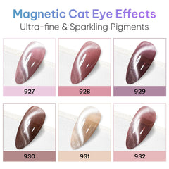 AIMEILI Cat Eye gel nail polish bottle closeup emphasizes rich color and smooth application.