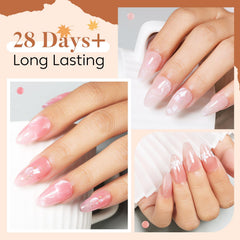 Shades in nude pink neutrals ideal for everyday, chic manicures.