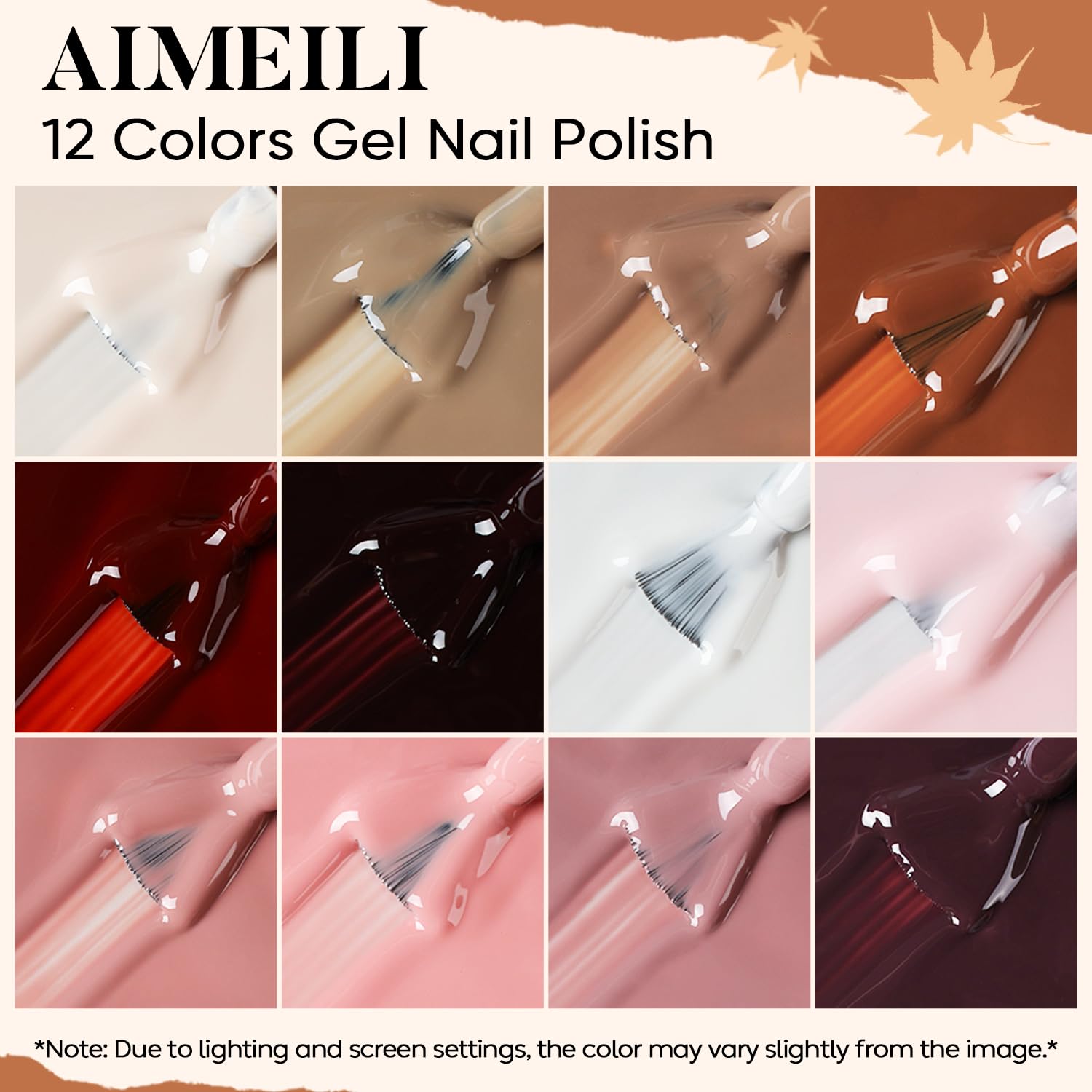 AIMEILI LED/UV drying compatibility for quick, durable gel manicures at home.