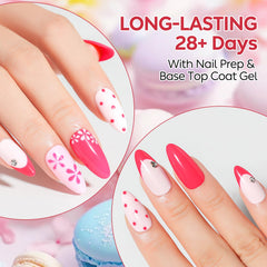AIMEILI gel polish curing under UV/LED lamp for quick manicures.