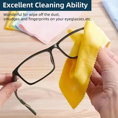 Premium microfiber cloth removes dust and smudges without lint