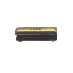 Alloy steel bucket tooth pins with yellow finish for durability