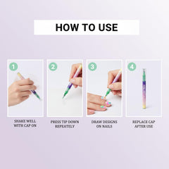 AIPULL Vibrant pigments stay bright after sealing with top coat.