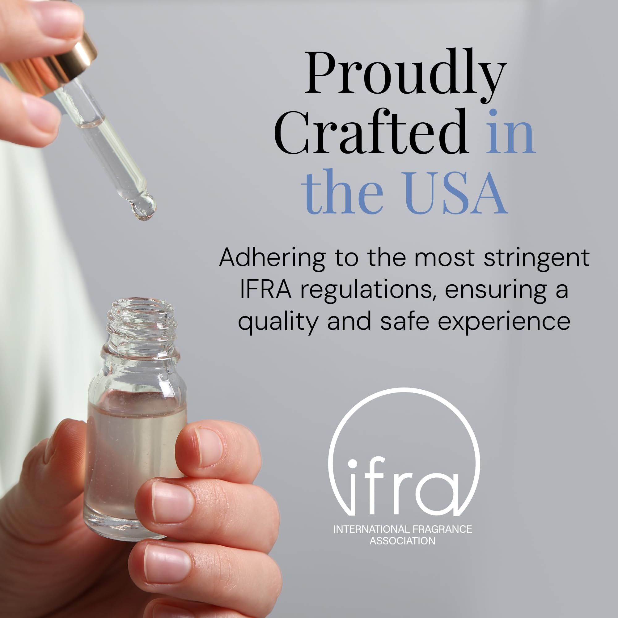 Air Esscentials ingredients label close-up showing IFRA-aligned quality