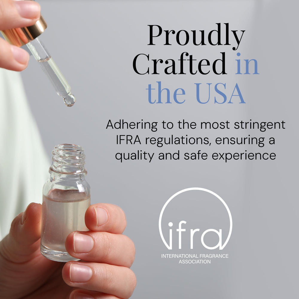 Air Esscentials ingredients label close-up showing IFRA-aligned quality