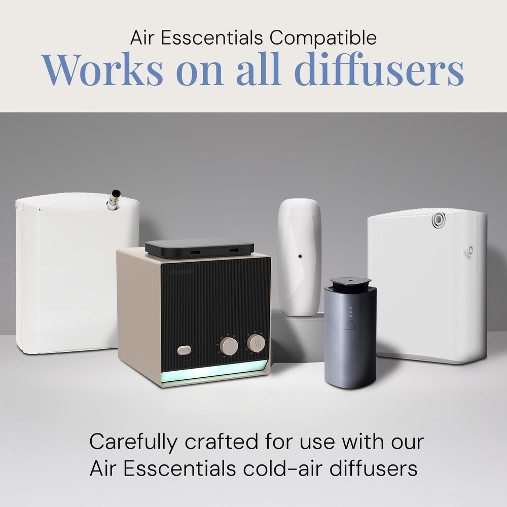 Air Esscentials 300 mL bottle beside a common object for scale benefit