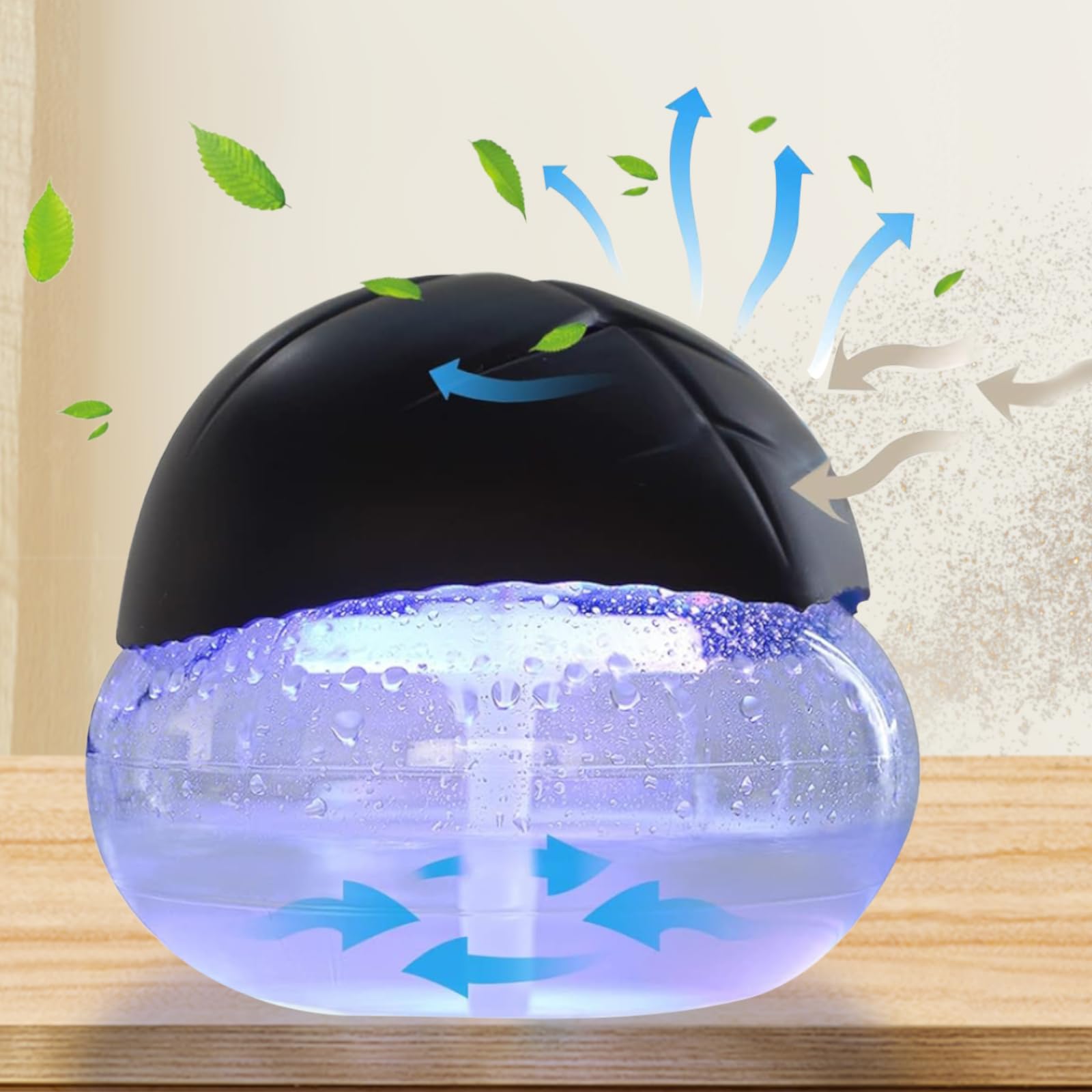 Aromatherapy diffuser releasing fragrance into a room