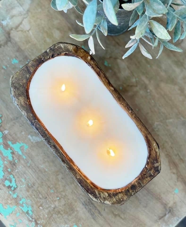 Aira Dough Bowl Candle cozy room setting demonstrates relaxing home ambience.