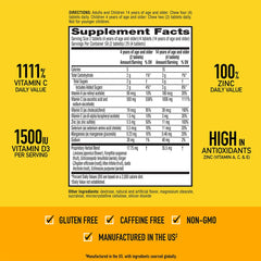Detail of Airborne 2-pack packaging label