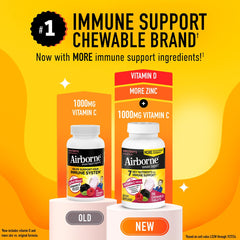 Airborne zinc immune-support highlight communicates essential immune function.