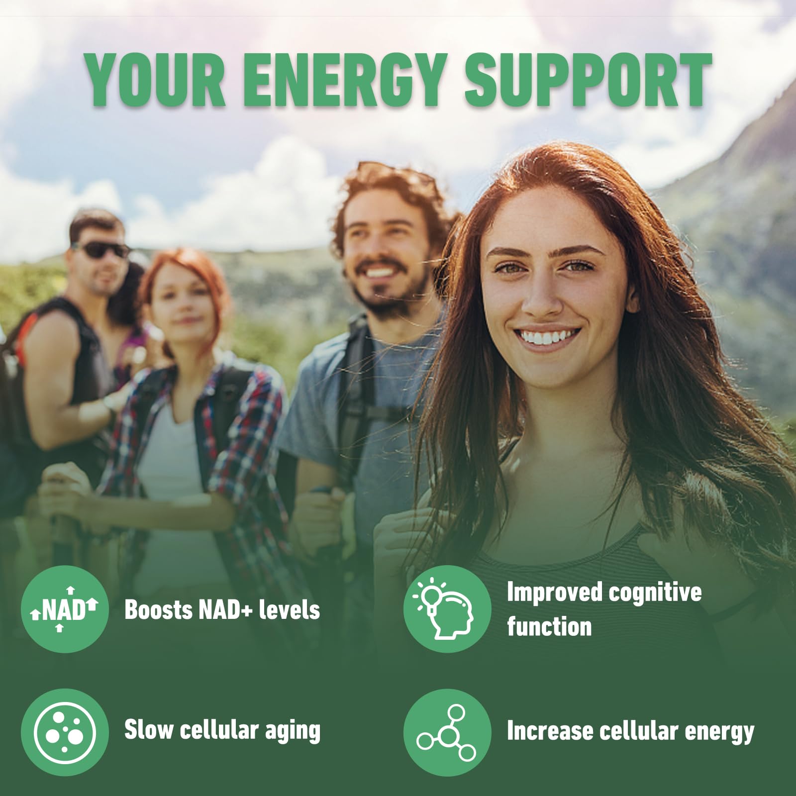 Airboy NAD bottle packaging showing 80 capsules