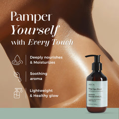 Thai Spa Ritual scene with AiROM massage oil on a spa setup