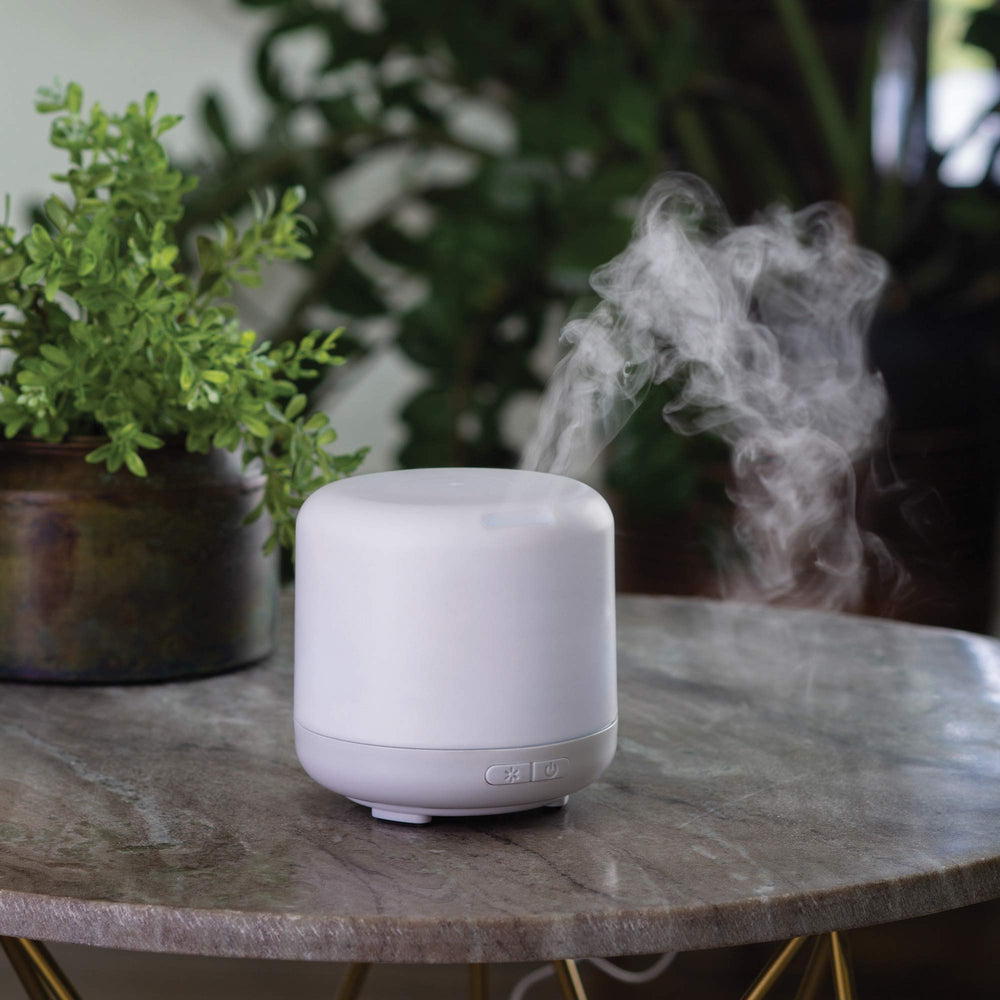 Airomé directional mist diffuser closeup showing focused aroma control.