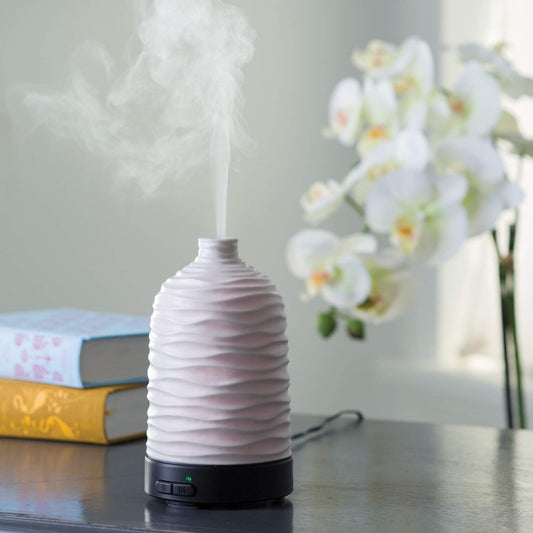 Airome Harmony LED color glow showcases mood lighting and scent diffusion