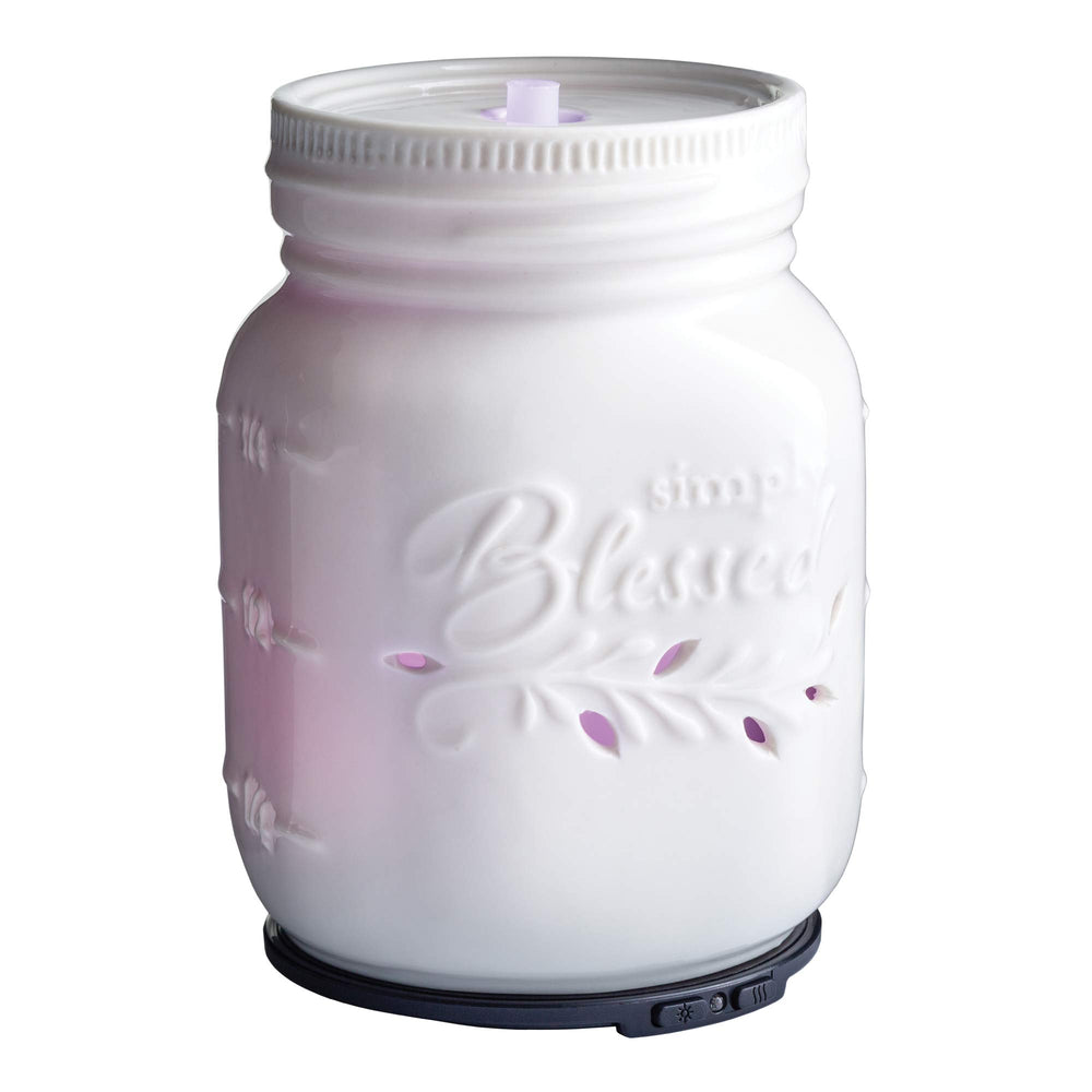 Airome Mason Jar diffuser with porcelain finish and 100 mL capacity