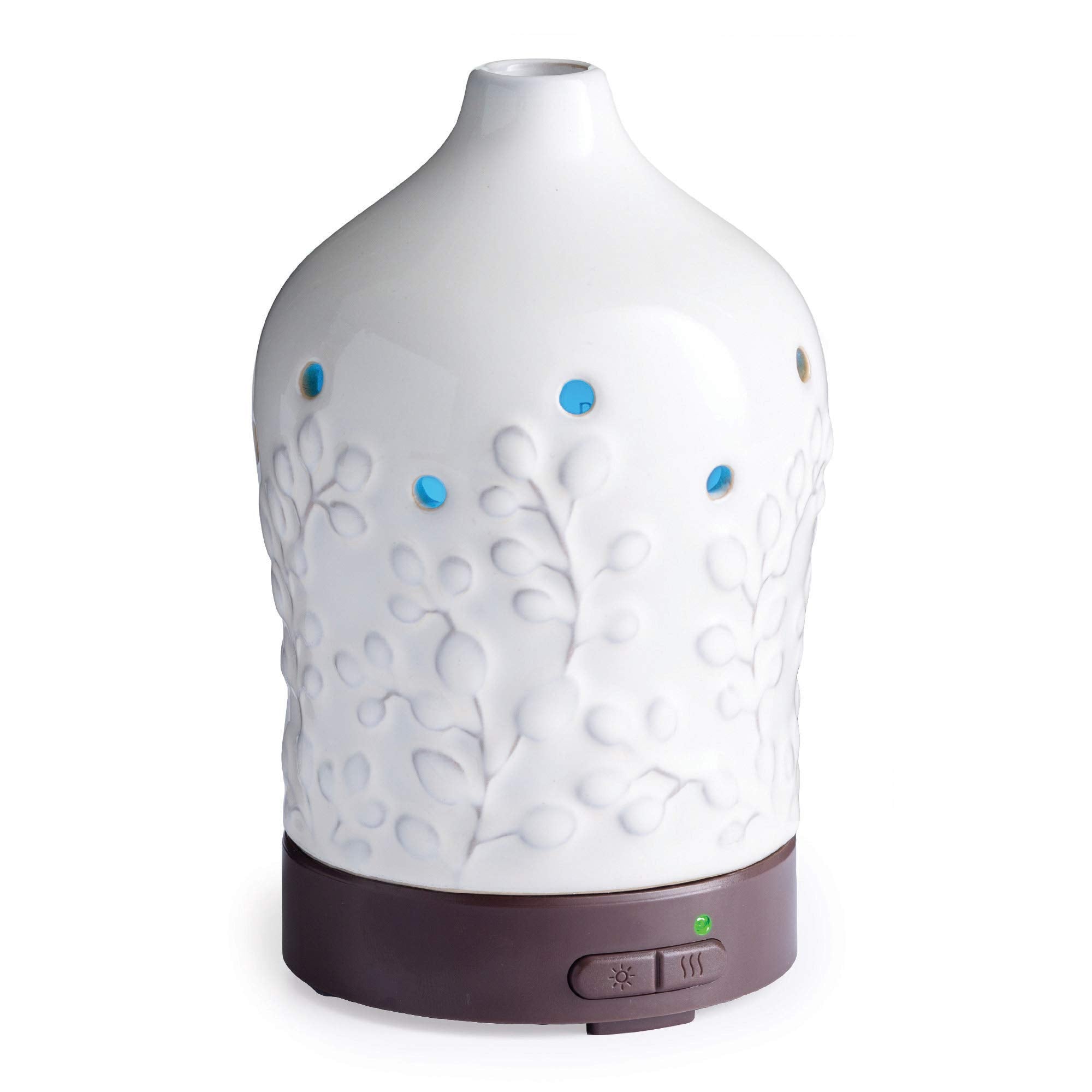 Airome Willow medium ceramic essential oil diffuser with 100 mL capacity