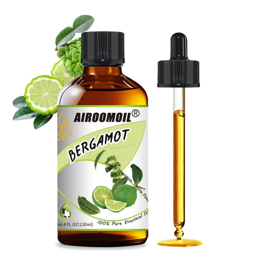 Airoomoil Bergamot Essential Oil 4 oz bottle