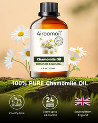 Chamomile essential oil for skin care and DIY cosmetics