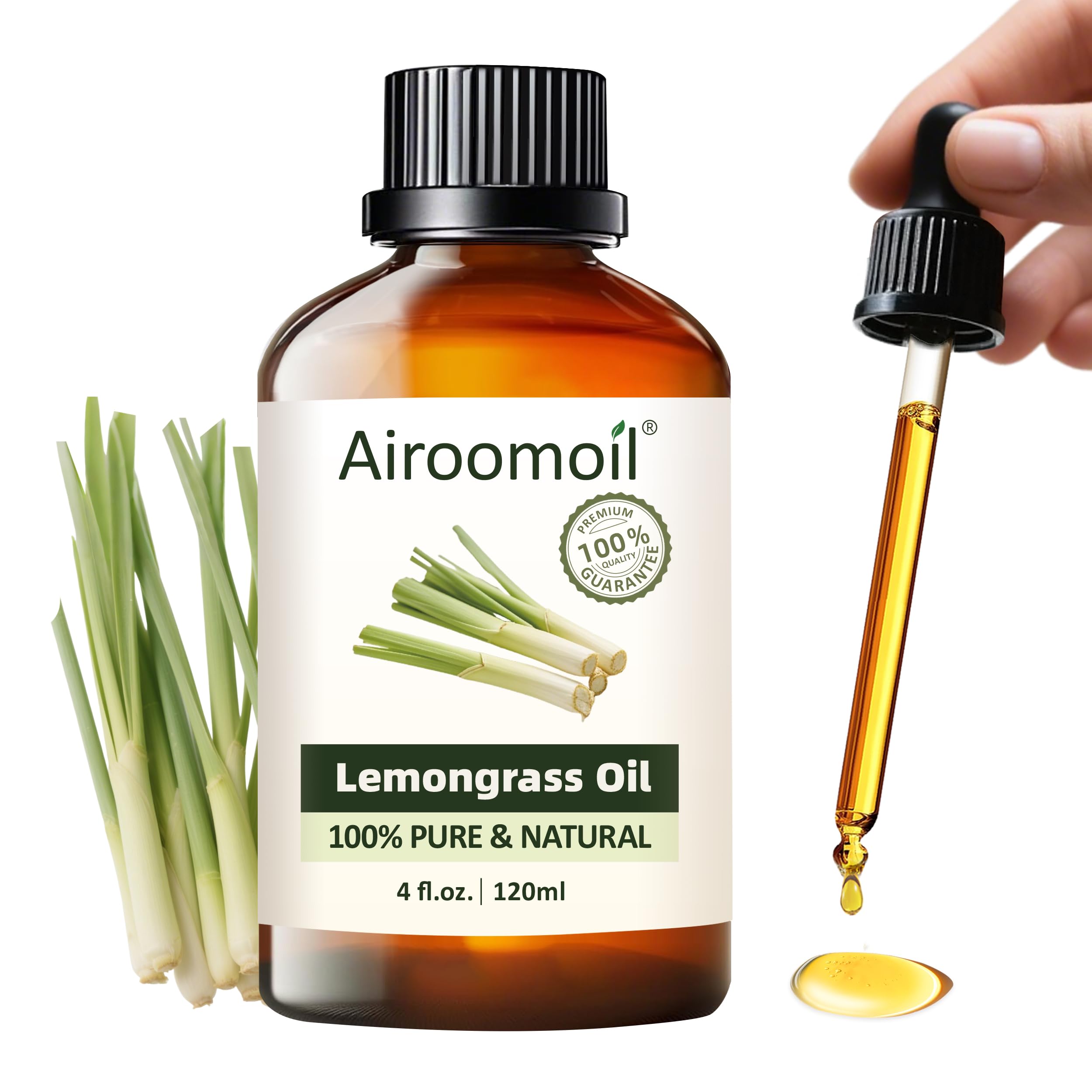 Airoomoil Citronella essential oil bottle 4 oz (120 ml)