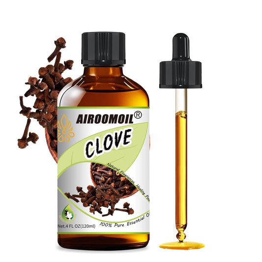 Airoomoil Clove Essential Oil bottle 4 oz (120 ml)