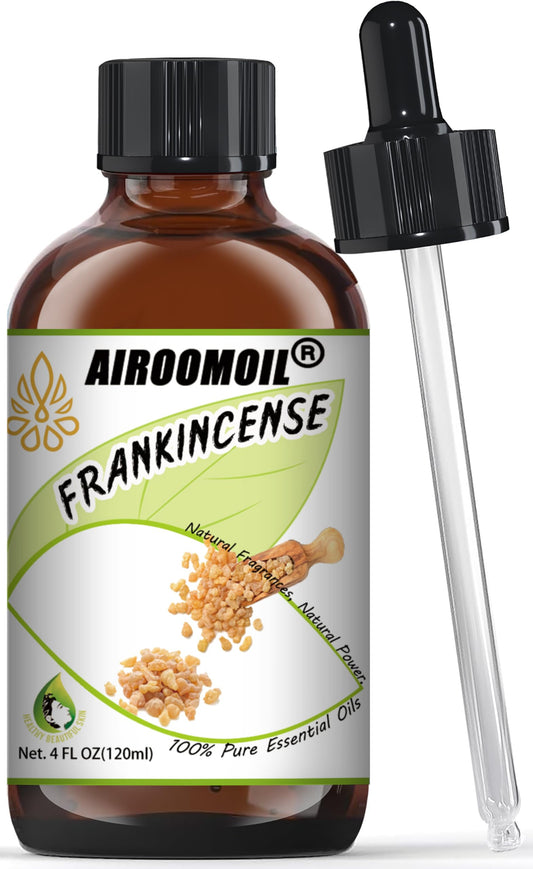 Airoomoil Pure Frankincense Essential Oil bottle 4 fl oz