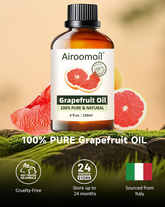 Grapefruit essential oil diffuser releasing citrus aroma