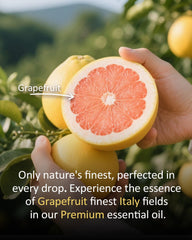 Room spray with grapefruit aroma for freshening spaces