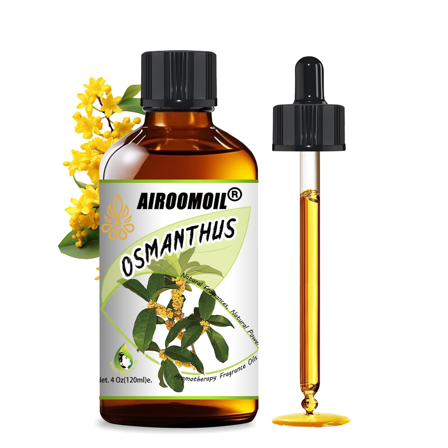 Airoomoil Osmanthus Essential Oil bottle 4 oz / 120 ml
