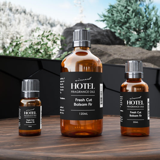 AirScent Fresh Cut Balsam Fir Diffuser Oil 500 mL bottle side view