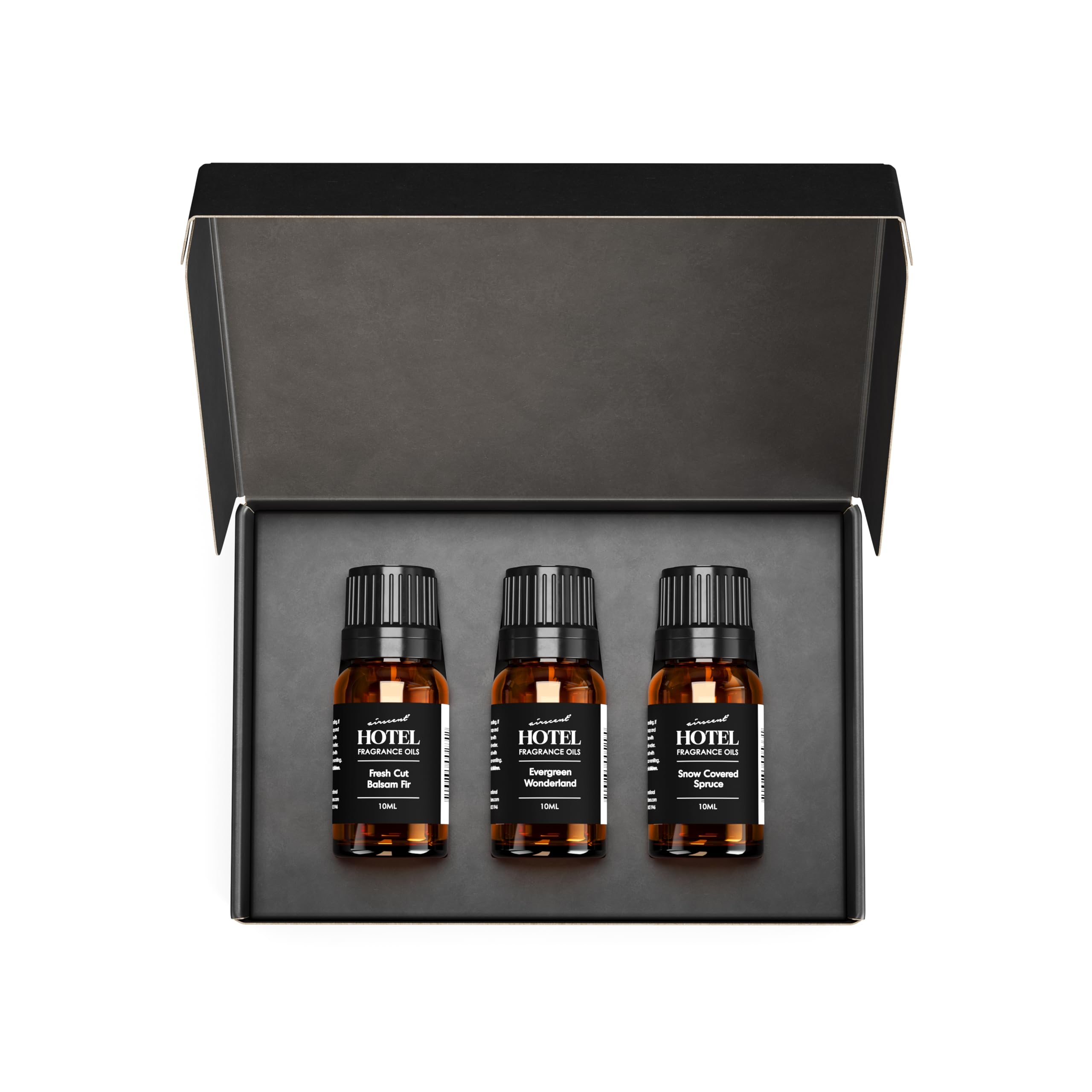 AirScent Christmas Tree Diffuser Oil 3 Pack Gift Set Evergreen Wonderland bottle