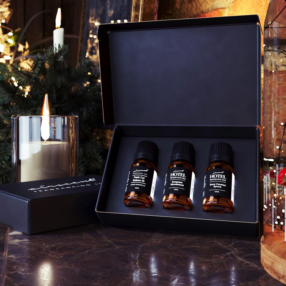 AirScent Christmas Tree Diffuser Oil 3 Pack Snow Covered Spruce bottle
