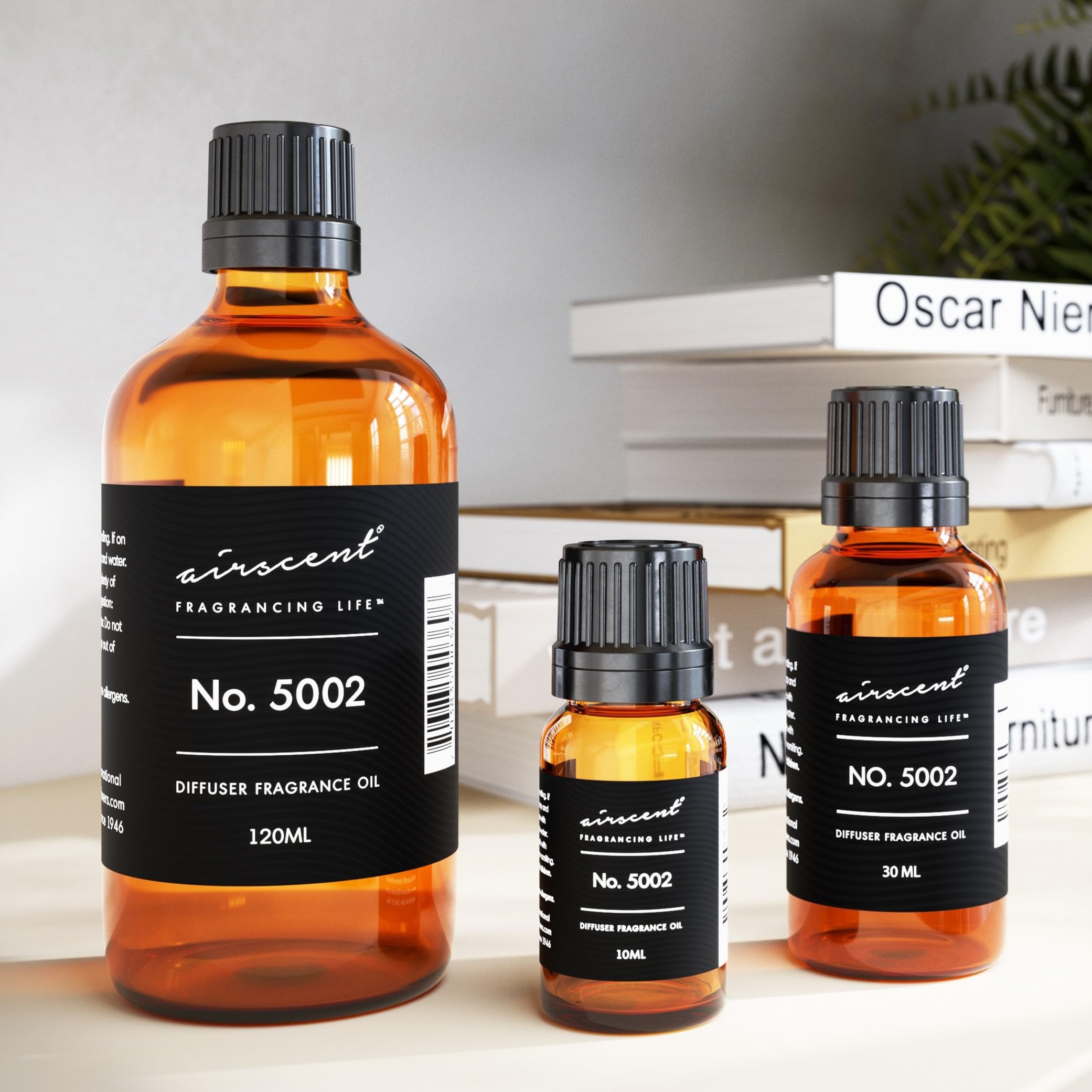 Product packaging for AirScent Creed-Aventus No. 5002 diffuser oil