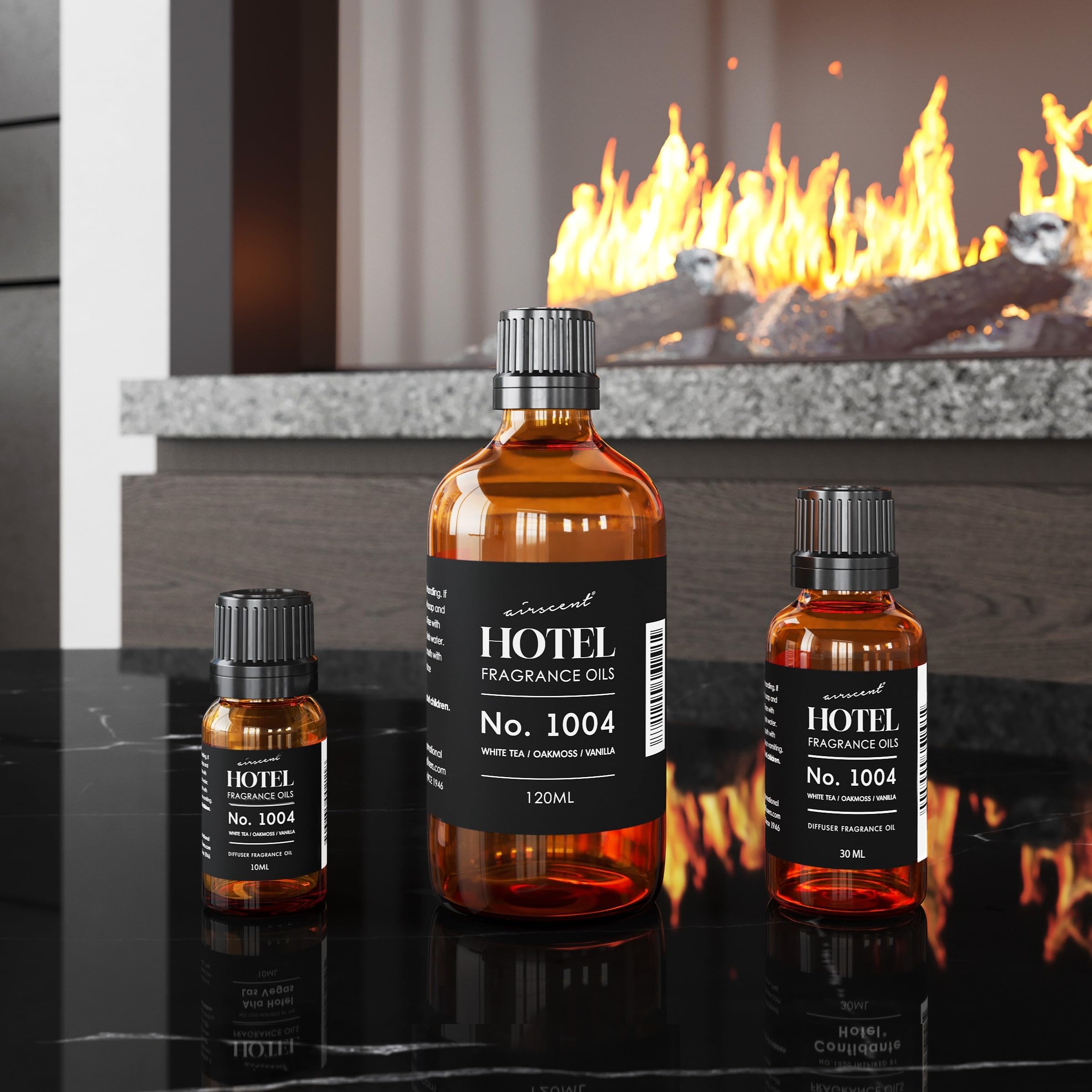 Notes: White Tea, Oakmoss and Vanilla in AirScent No. 1004