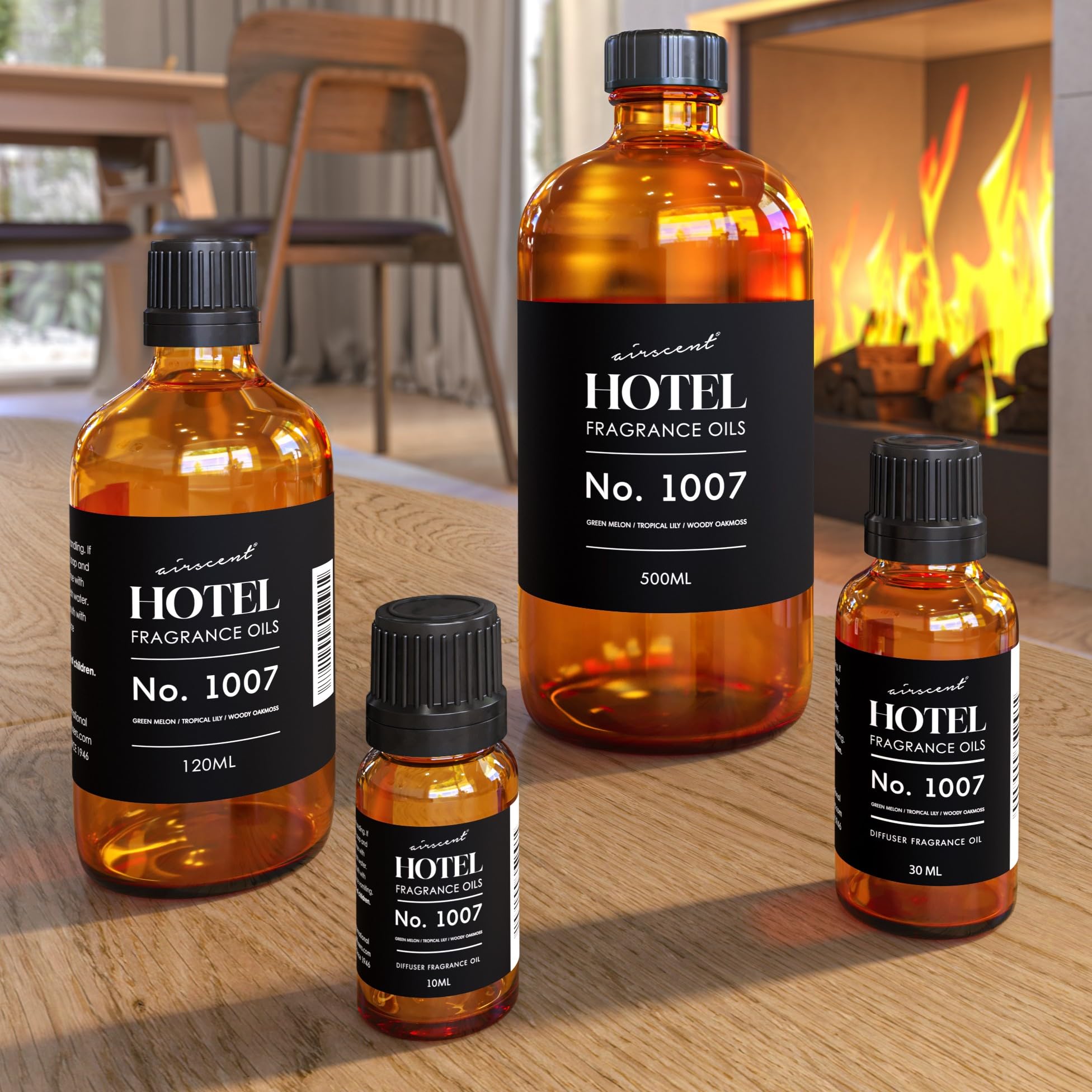 10 mL amber glass diffuser oil bottle with cap (No. 1007)