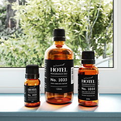 AirScent diffuser oil bottle and packaging setup for Cade 26 Santal