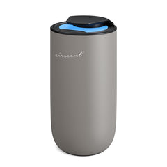 AirScent Mini Waterless Diffuser - silver finish, front view