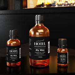 10 mL glass bottle of AirScent diffuser oil with dropper