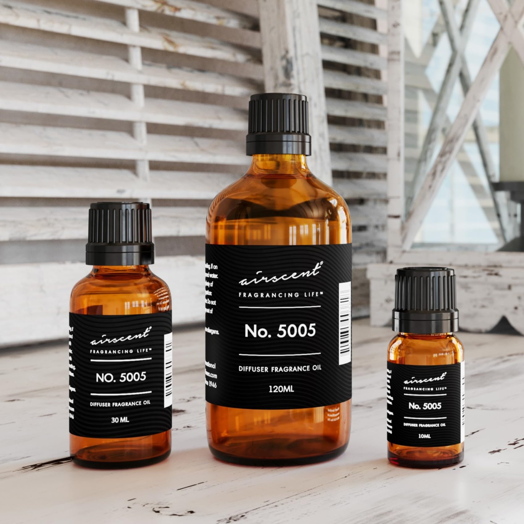 AirScent Oud Wood Diffuser Oil No. 5005 setup for diffusers and crafting