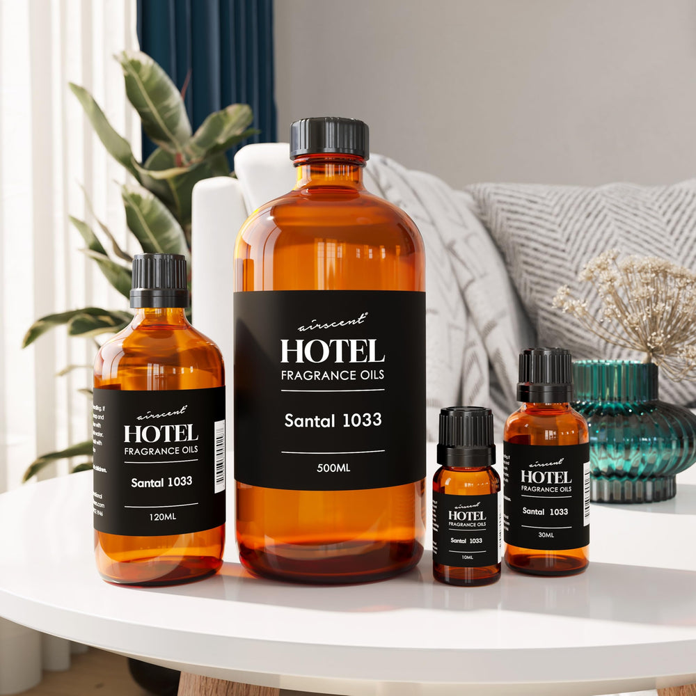 AirScent Santal Diffuser Oil 1033 label close-up