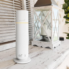 AirScent Waterless Diffuser White side view
