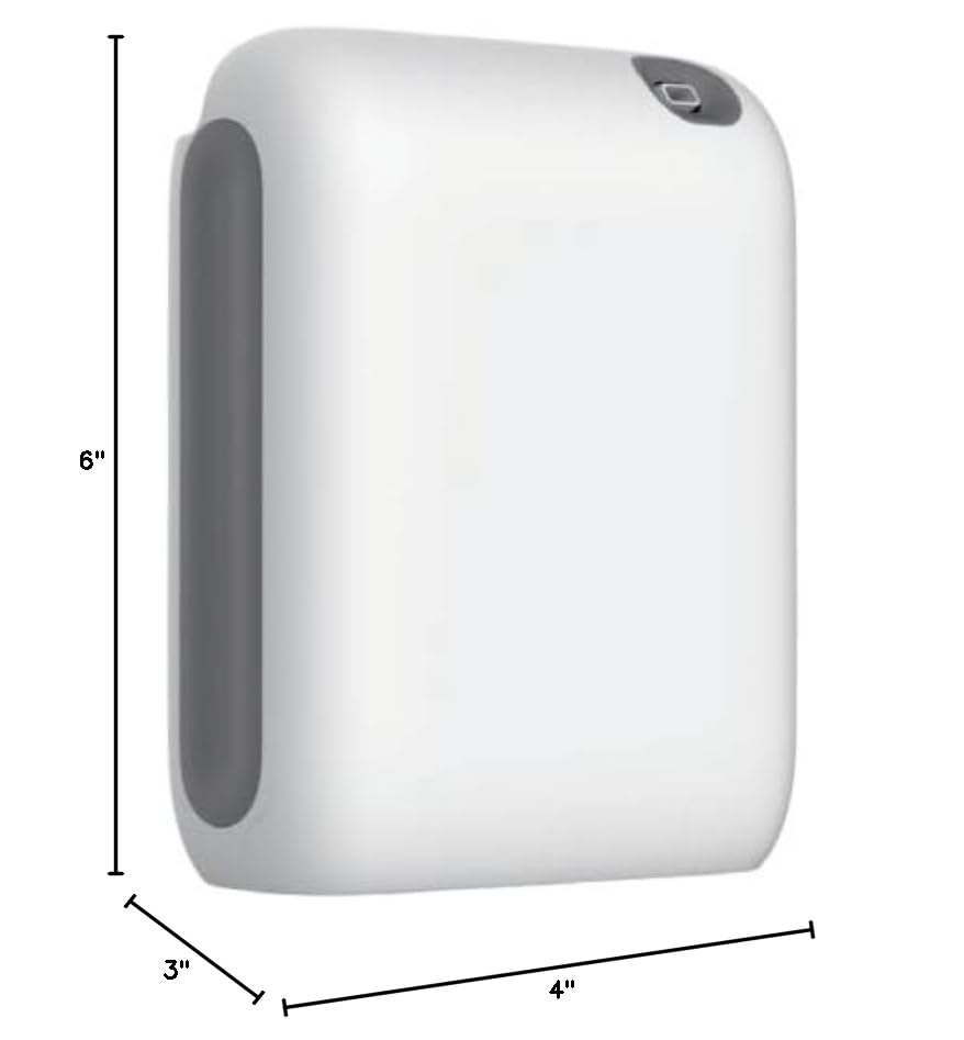 Airthereal portable nebulizing scent air machine side view for discreet placement and quiet operation.