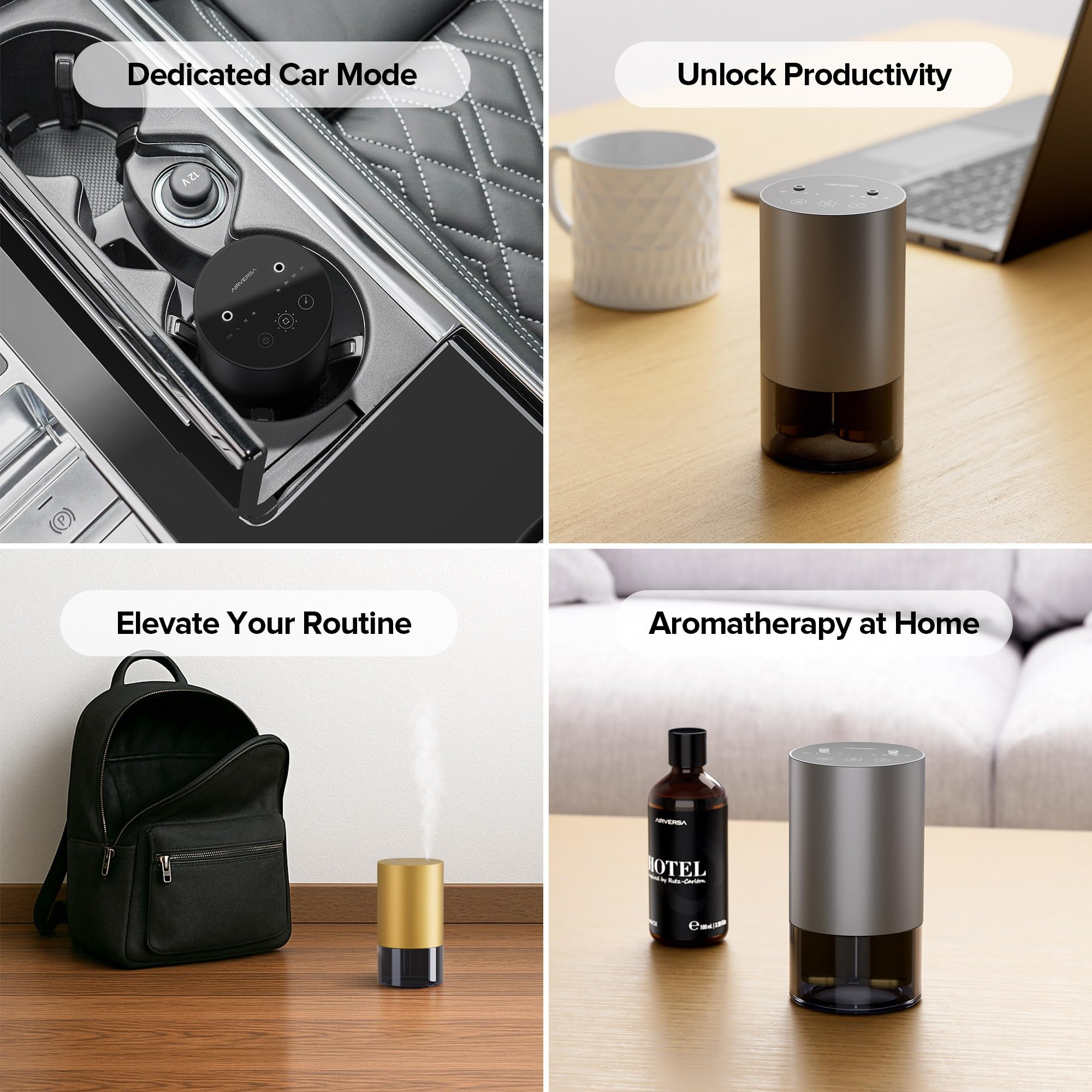 Airversa portable diffuser with 2500mAh battery