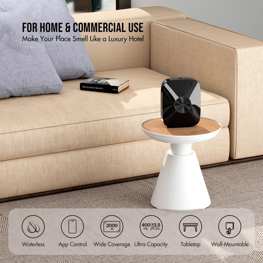 Airversa ANA Black diffuser wall-mount option