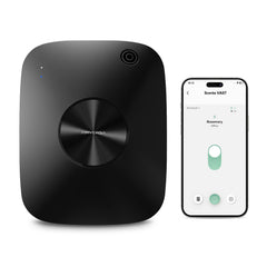 Airversa Black Waterless Essential Oil Diffuser — front view