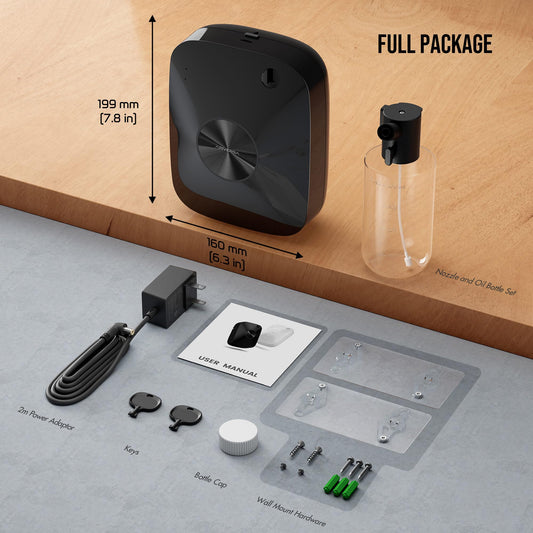 Airversa diffuser mounted on wall in a modern space