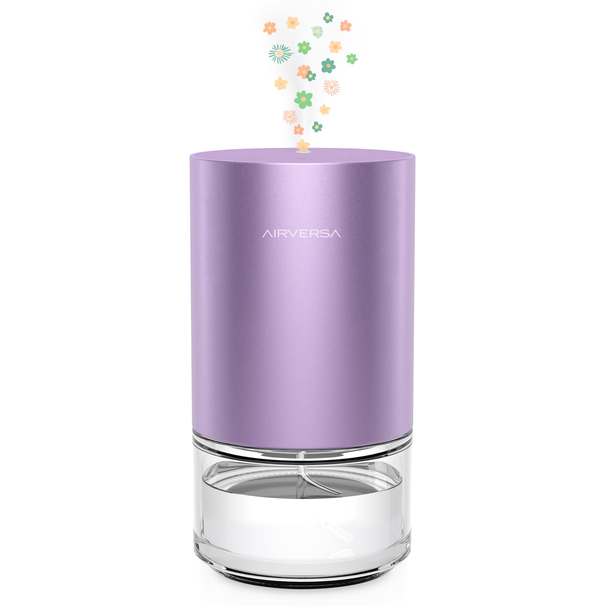 Airversa lavender 100mL waterless essential oil diffuser front view