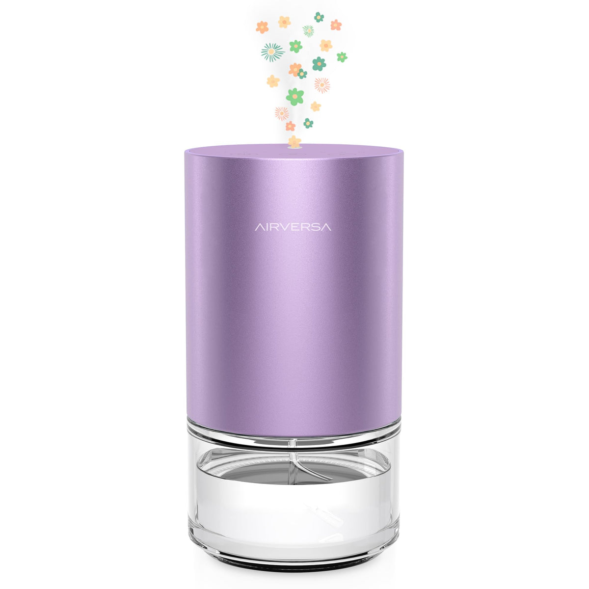 Airversa lavender 100mL waterless essential oil diffuser front view
