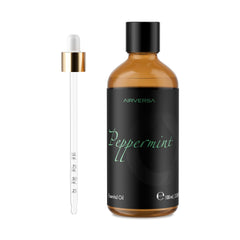 Airversa Peppermint Essential Oil 100% Pure - 100 mL with Glass Dropper